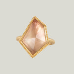 Image for One-of-a-Kind 18K Yellow Gold 5.28 ct. Abstract Cut Sunstone Ring