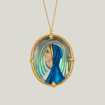 Image for One-of-a-Kind 18K Yellow Gold 22.22 ct Rock Crystal & Abaloni Shell Necklace