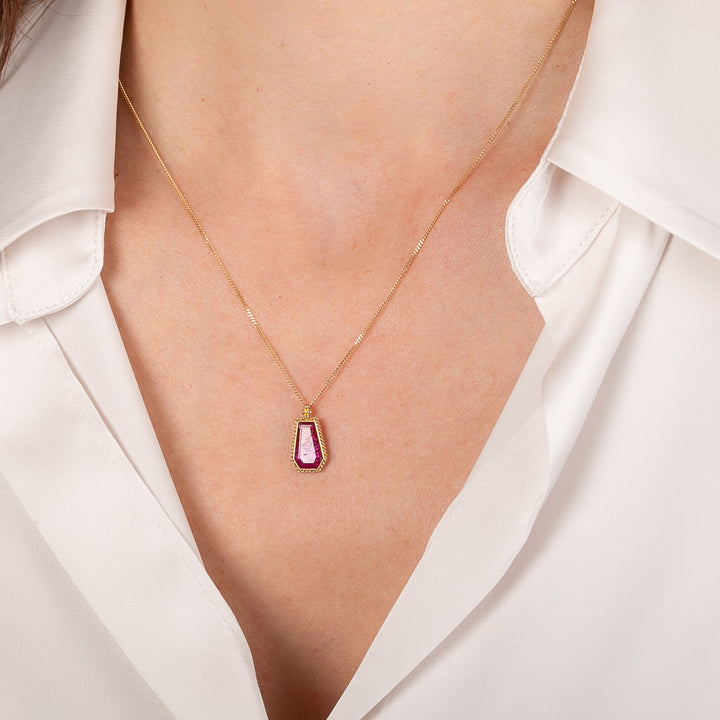 Image for One-of-a-Kind 18K Yellow Gold 1.57 ct. Ruby Necklace