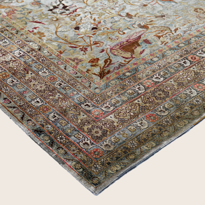 Image for Beige Alchemy Traditional Silk Rug - 9'8" x 14'