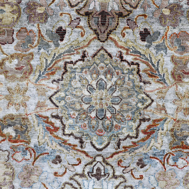 Image for Beige Alchemy Traditional Silk Rug - 9'8" x 14'