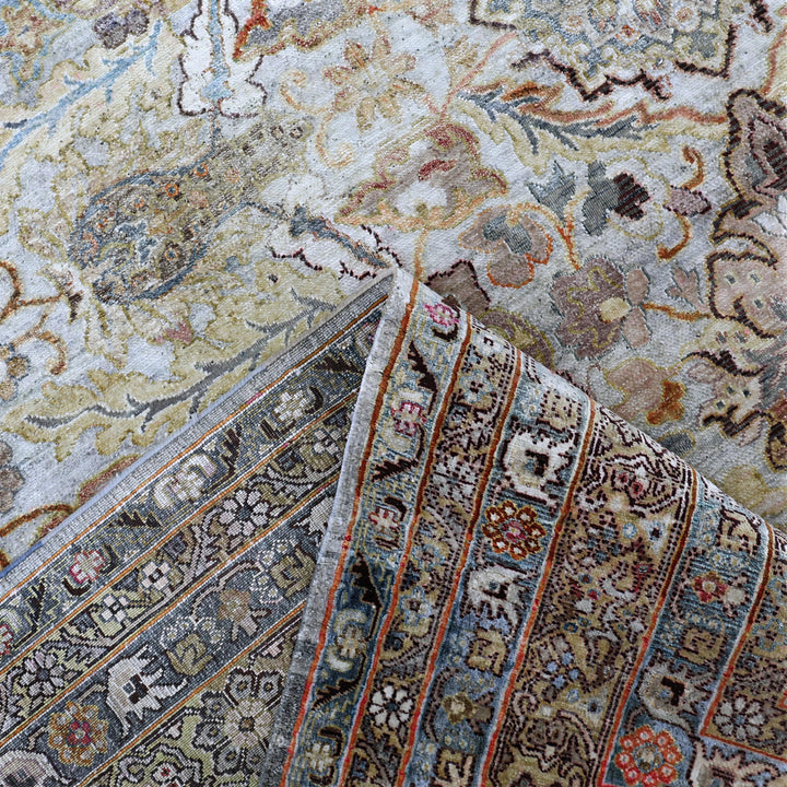 Image for Beige Alchemy Traditional Silk Rug - 9'8" x 14'