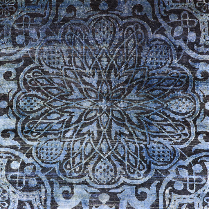Image for Blue Cream Alchemy Traditional Silk Rug - 7'8" x 10'1"