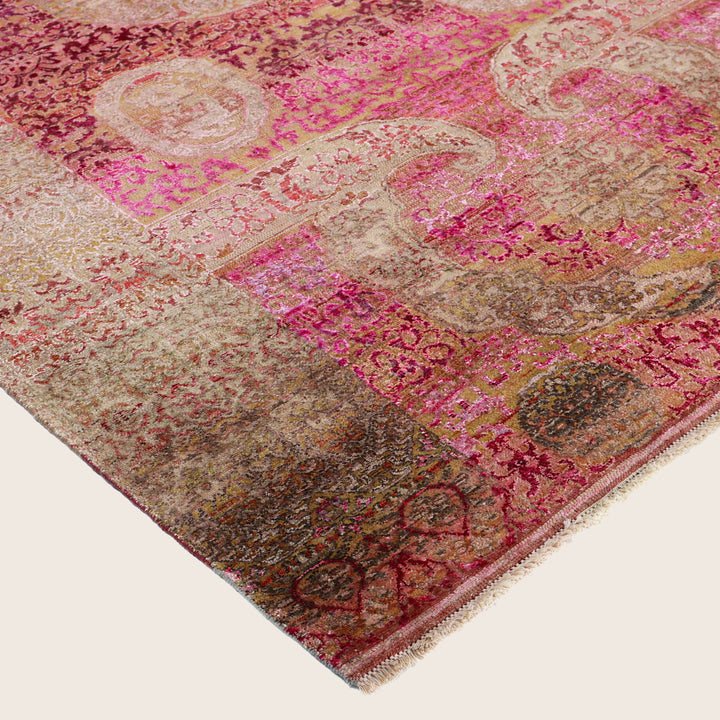 Image for Red Alchemy Traditional Wool Silk Blend Rug - 8'11" x 12'8"