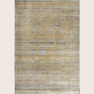 Image for Light Blue Alchemy Traditional Wool Silk Blend Rug - 10' x 14'8"