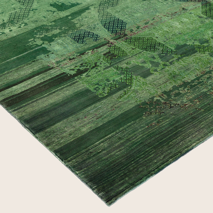 Image for Green Alchemy Traditional Wool Silk Blend Rug - 8'11" x 12'7"