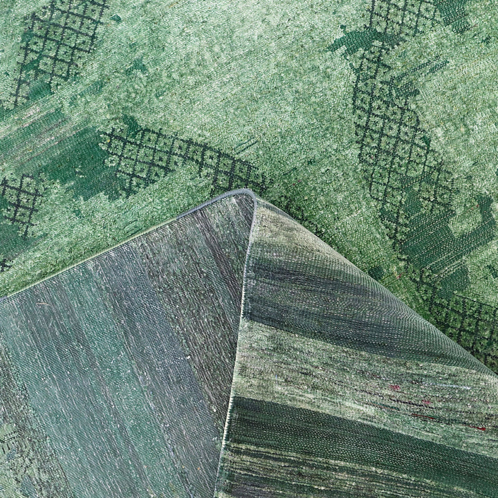 Image for Green Alchemy Traditional Wool Silk Blend Rug - 8'11" x 12'7"