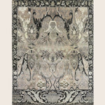 Image for Charcoal Alchemy Traditional Wool Silk Blend Rug - 8'8" x 11'11"