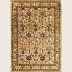 Image for Pink Brown Alchemy Traditional Wool Rug - 9'11" x 13'8"
