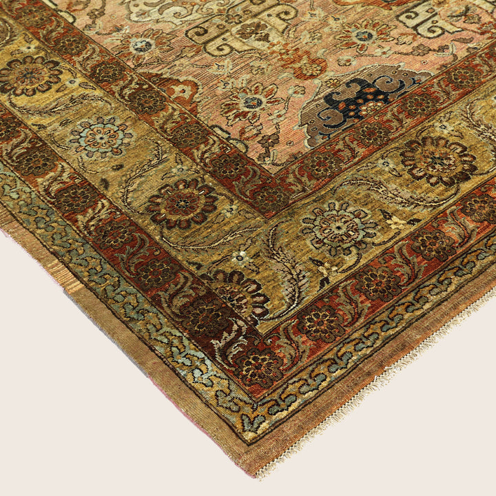 Image for Pink Brown Alchemy Traditional Wool Rug - 9'11" x 13'8"