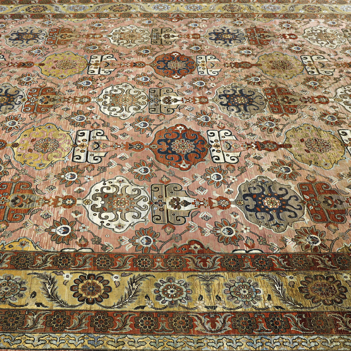 Image for Pink Brown Alchemy Traditional Wool Rug - 9'11" x 13'8"
