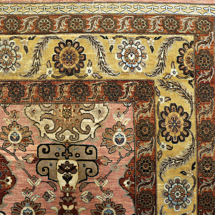 Image for Pink Brown Alchemy Traditional Wool Rug - 9'11" x 13'8"