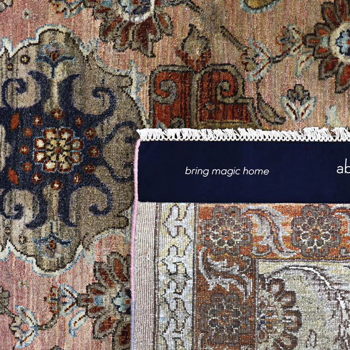 Image for Pink Brown Alchemy Traditional Wool Rug - 9'11" x 13'8"
