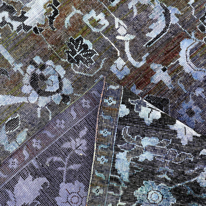 Image for Purple Alchemy Traditional Wool Silk Blend Rug - 10' x 14'1"
