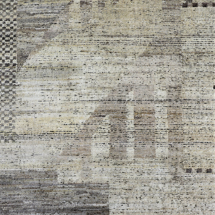 Image for Brown Alchemy Contemporary Wool Rug - 9'1" x 12'2"