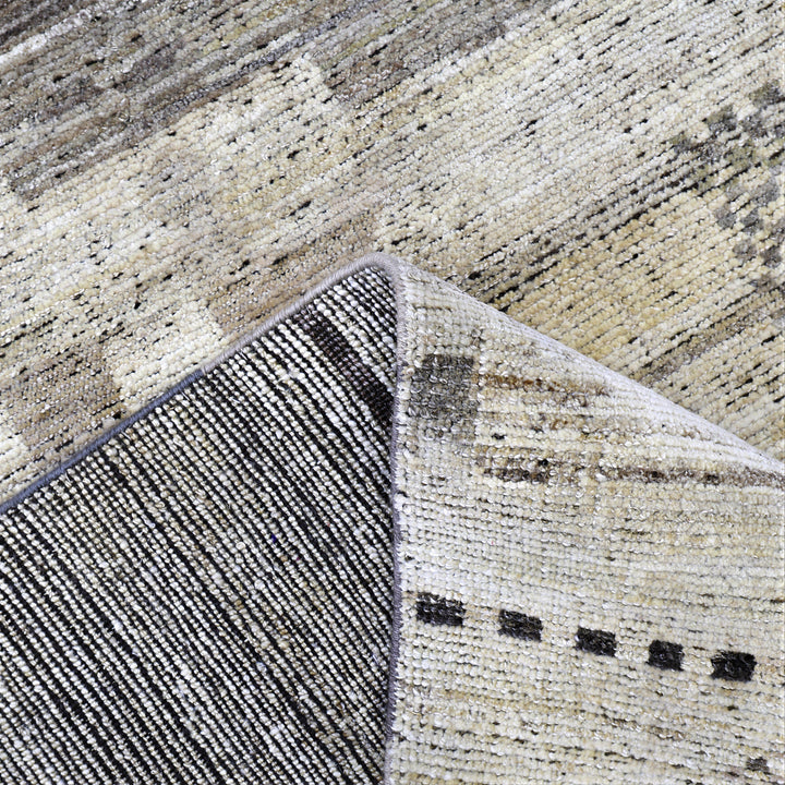 Image for Brown Alchemy Contemporary Wool Rug - 9'1" x 12'2"