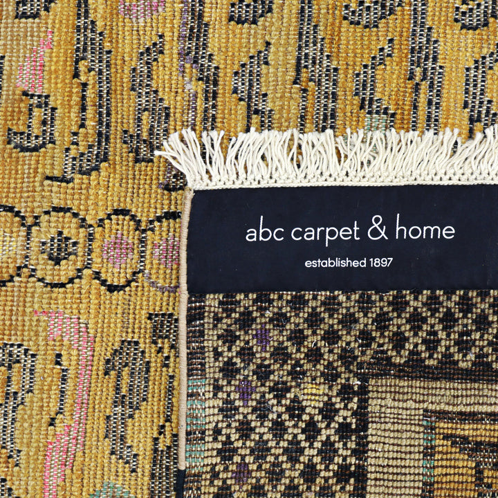 Image for Gold Alchemy Transitional 100% Moroccan Wool Rug - 4'2" x 5'8"