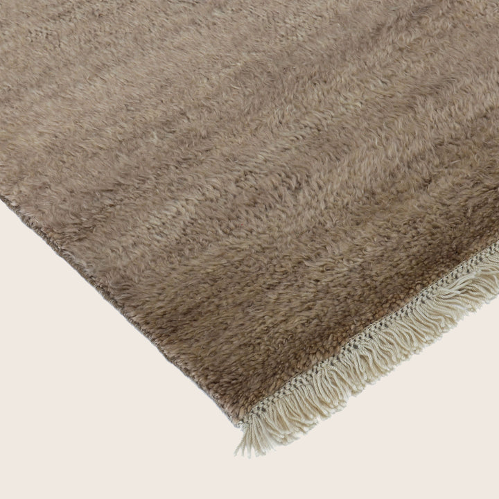 Image for Brown Alchemy Textured Moroccan Wool Rug - 5'4" x 7'3"