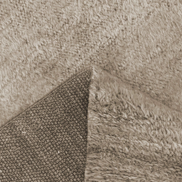 Image for Brown Alchemy Textured Moroccan Wool Rug - 5'4" x 7'3"