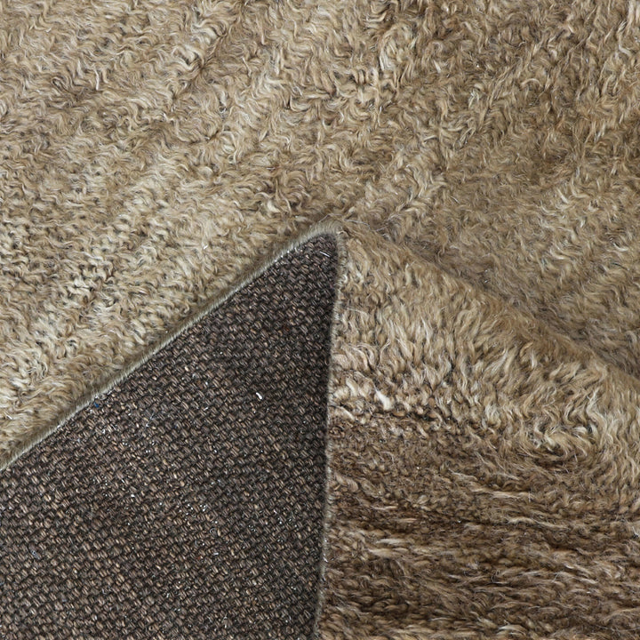 Image for Brown Alchemy Textured Moroccan Wool Rug - 5'3" x 7'2"