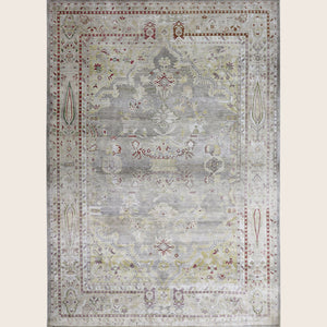 Image for Grey Alchemy Traditional Moroccan Silk Rug - 10'4" x 14'4"