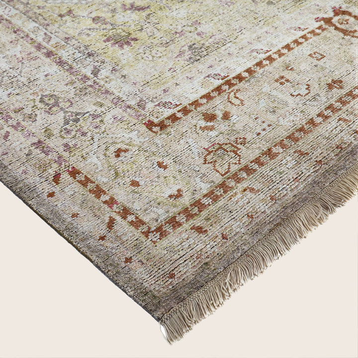Image for Grey Alchemy Traditional Moroccan Silk Rug - 10'4" x 14'4"