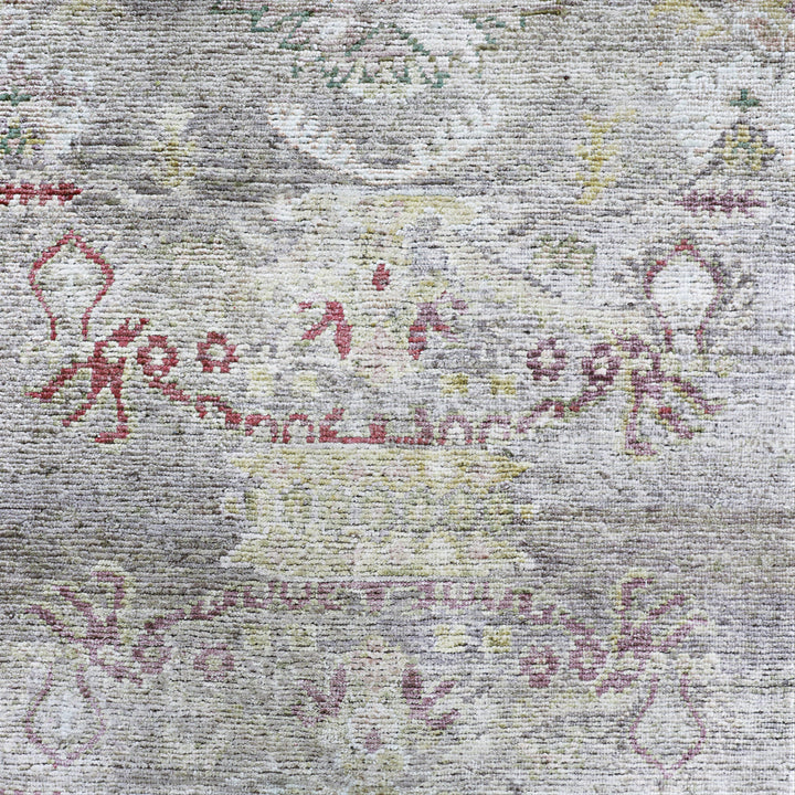 Image for Grey Alchemy Traditional Moroccan Silk Rug - 10'4" x 14'4"