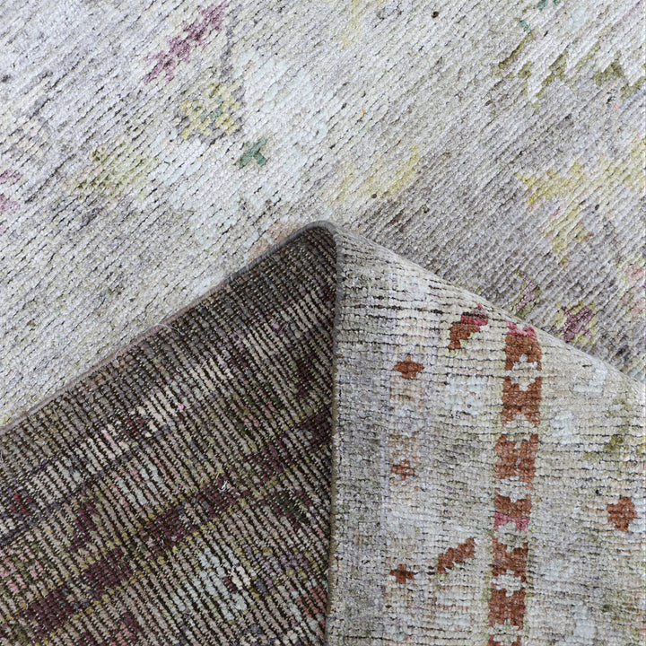 Image for Grey Alchemy Traditional Moroccan Silk Rug - 10'4" x 14'4"