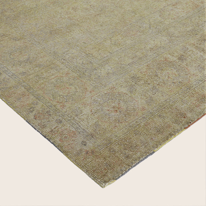 Image for Yellow Alchemy Traditional Silk Wool Blend Rug - 9' x 12'8"