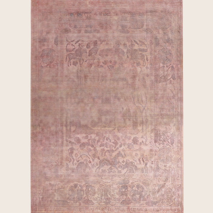 Image for Pink Alchemy Traditional Silk Wool Blend Rug - 10'2" x 14'5"