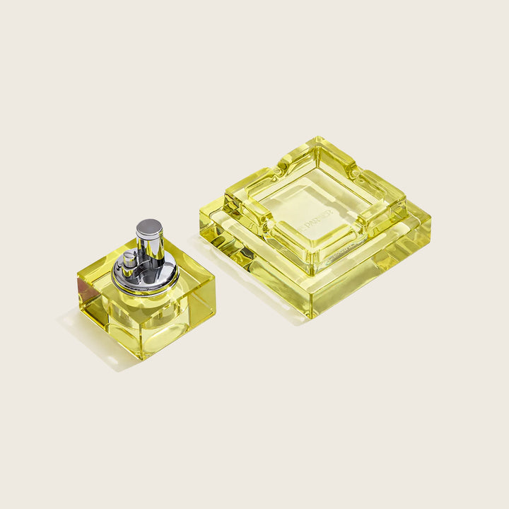 Image for Square Glass Tabletop Lighter