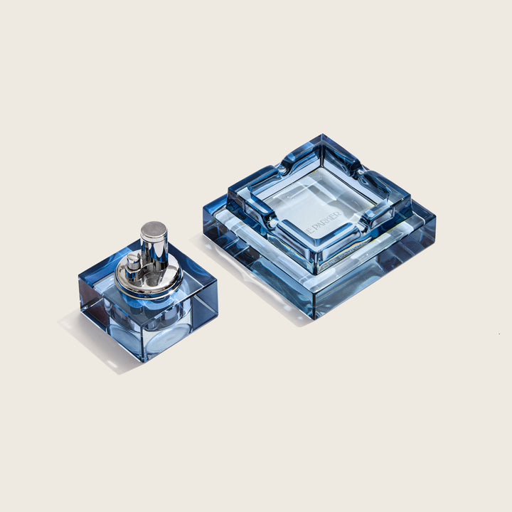 Image for Square Glass Tabletop Lighter