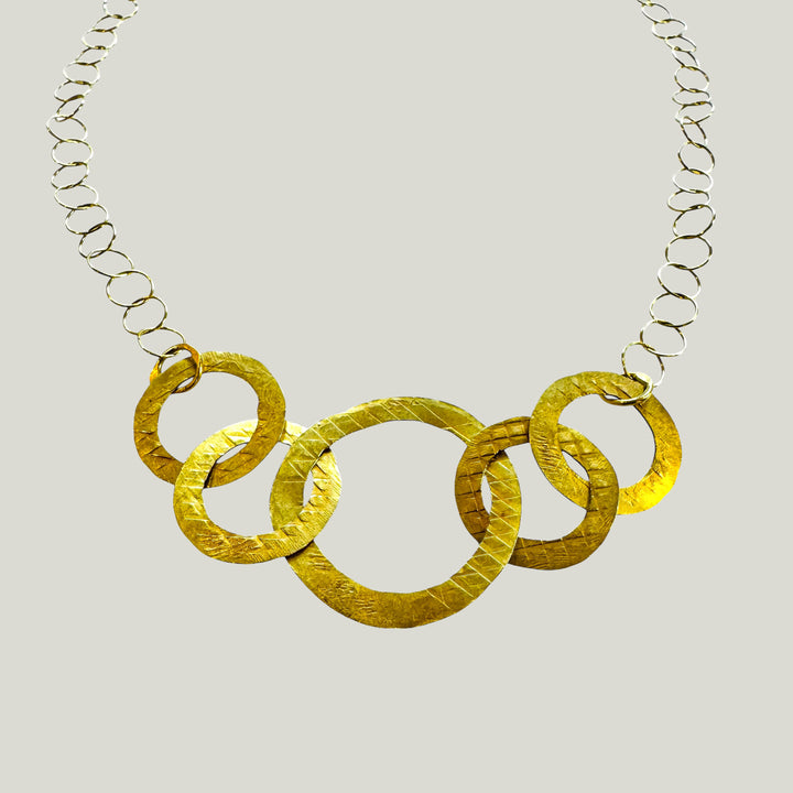 Image for Vintage Reimagined Interlocking Circles Duality Necklace