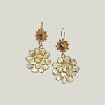 Image for Wild Flowers Large Sliced Diamond Earrings