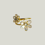Image for Two Wild Flower Adjustable Ring