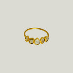 Image for Petal to the Metal Five Diamond Slice Ring