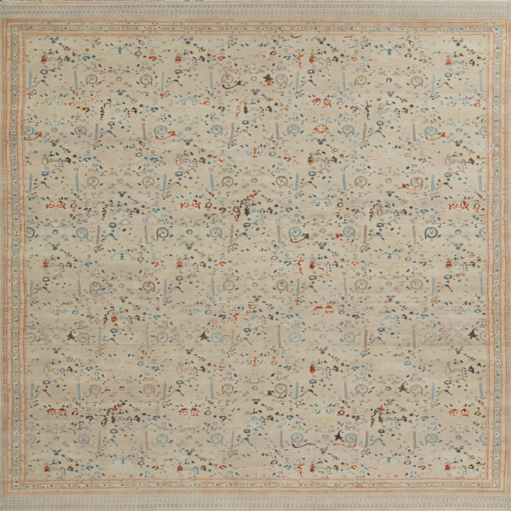 Image for Natural Traditional Wool Rug - 9'1" x 12'0"