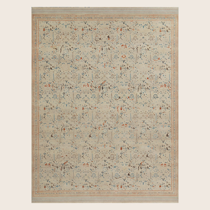 Image for Natural Traditional Wool Rug - 9'1" x 12'0"