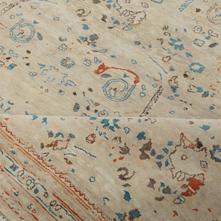 Image for Natural Traditional Wool Rug - 9'1" x 12'0"