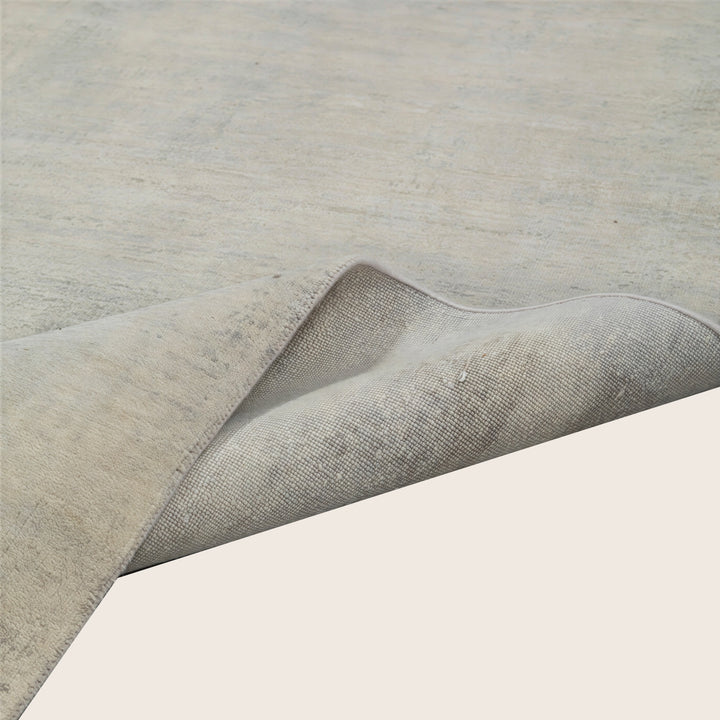 Image for Grey Textured Woo Rug - 6'1" x 9'0"