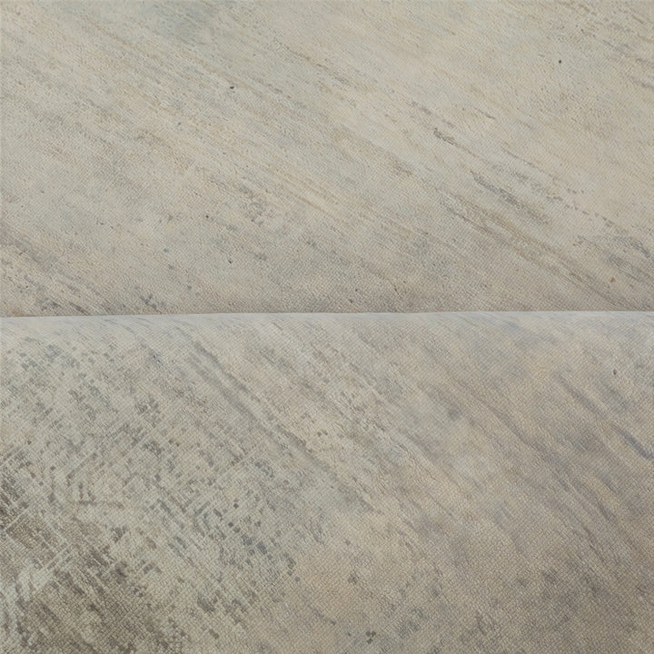 Image for Grey Textured Woo Rug - 6'1" x 9'0"
