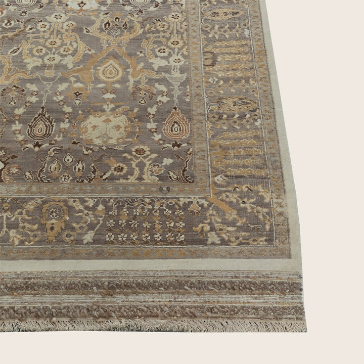 Image for Brown Traditional Wool Rug - 10'1" x 14'8"