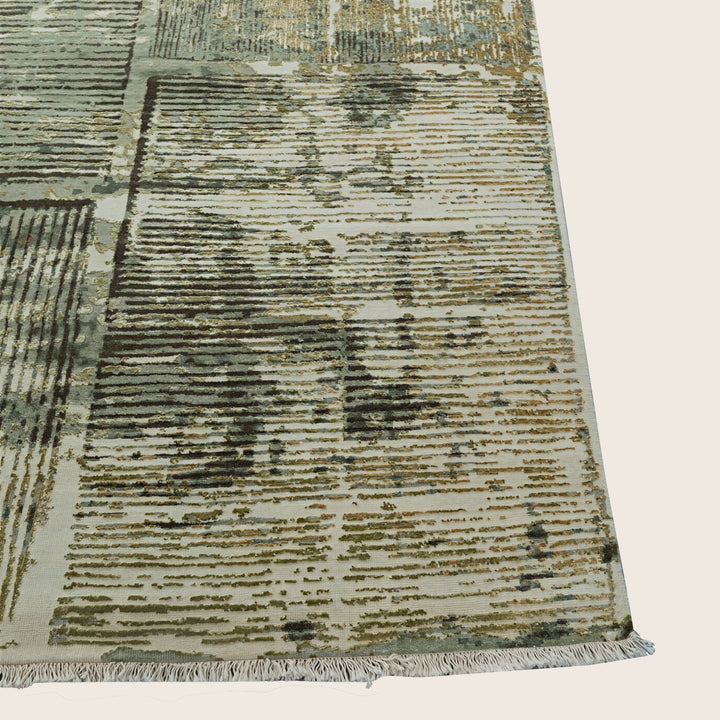 Image for Sage Contemporary Wool Silk Blend Rug - 9'0" x 12'0"