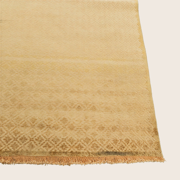Image for Gold Transitional Silk Rug - 8'11" x 11'9"