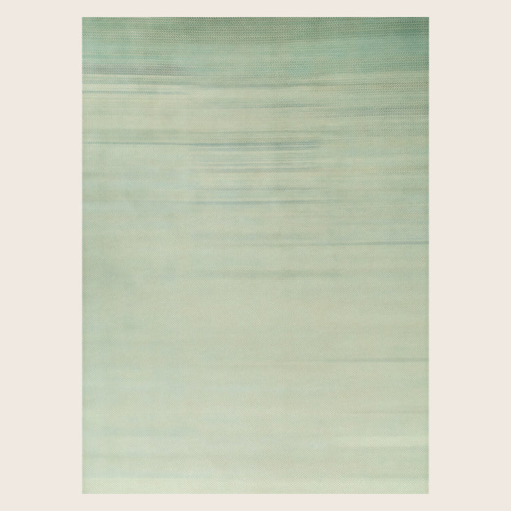 Image for Teal Transitional Wool Silk Blend Rug - 13'6" x 20'5"
