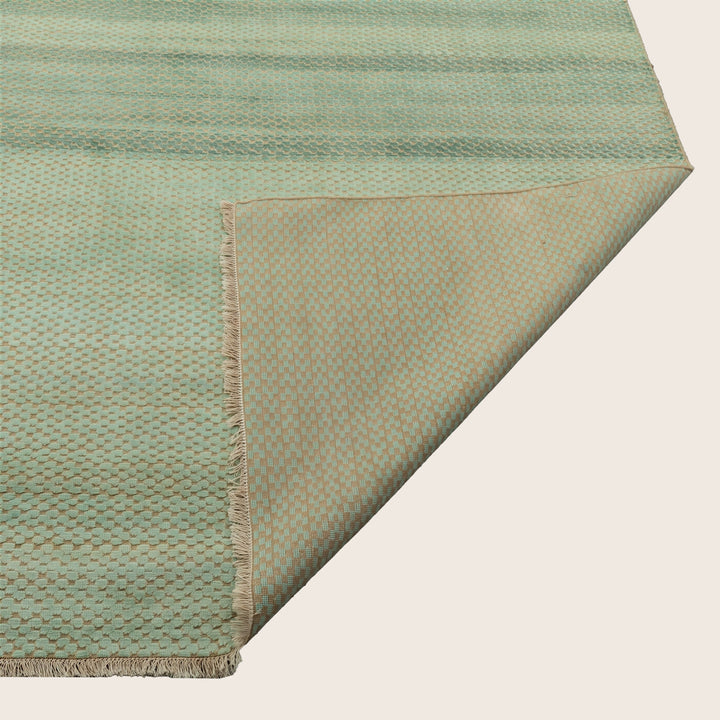 Image for Teal Transitional Wool Silk Blend Rug - 13'6" x 20'5"