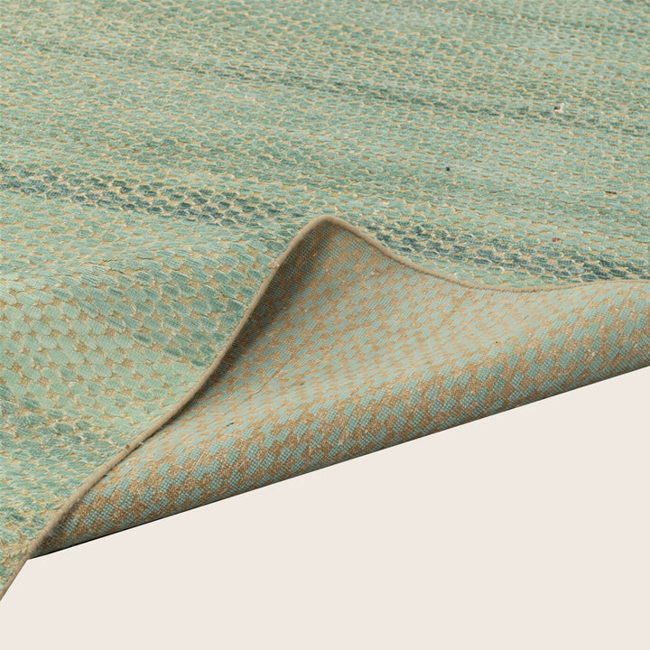 Image for Teal Transitional Wool Silk Blend Rug - 13'6" x 20'5"