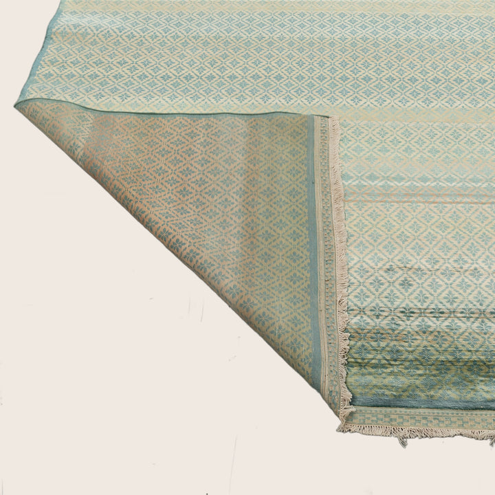 Image for Teal Transitional Silk Rug - 10'0" x 14'0"