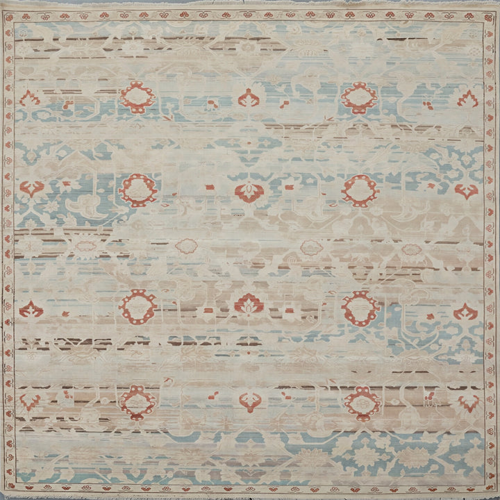 Image for Mutlicolored Traditional Wool Silk Blend Rug - 8'0" x 10'5"