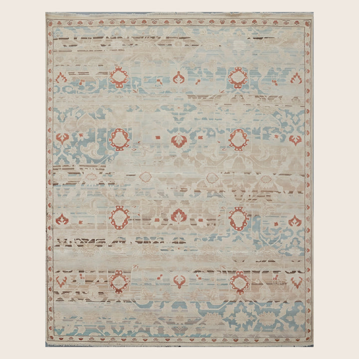 Image for Mutlicolored Traditional Wool Silk Blend Rug - 8'0" x 10'5"